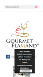 Mobile Screenshot of gourmet-flamand.net