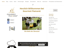 Tablet Screenshot of gourmet-flamand.net